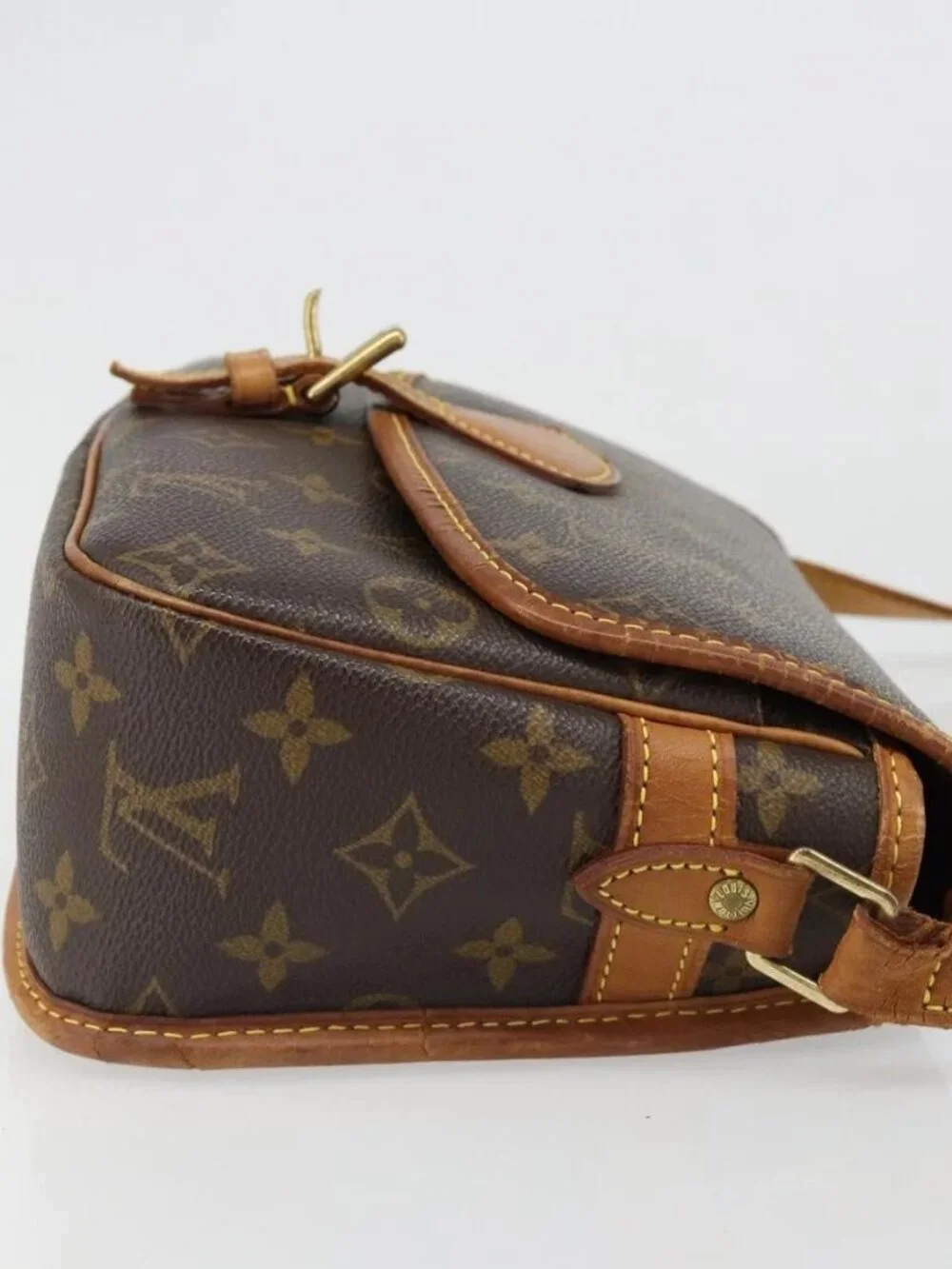 LOUIS VUITTON Monogram Sologne Shoulder Bag M42250 LV Auth fm5361